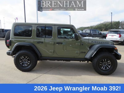 2026 Jeep Wrangler WRANGLER 4-DOOR MOAB 392