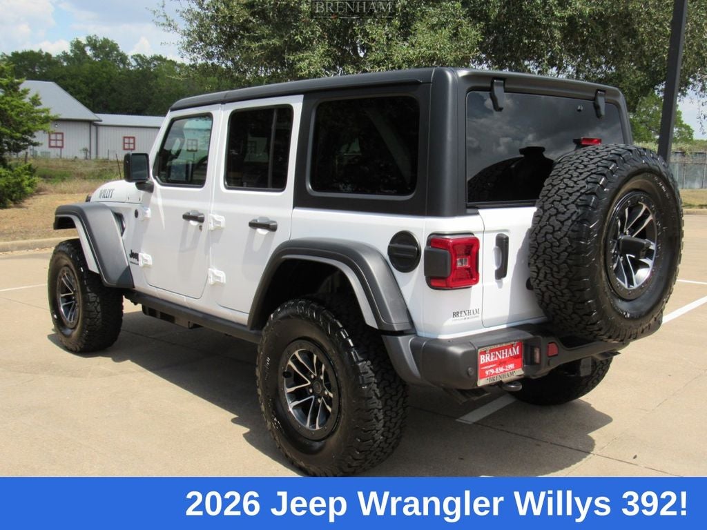 2026 Jeep Wrangler WRANGLER 4-DOOR WILLYS 392