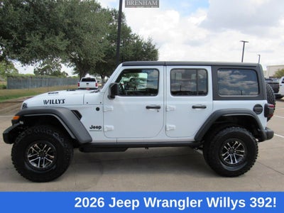 2026 Jeep Wrangler WRANGLER 4-DOOR WILLYS 392