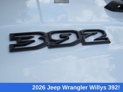 2026 Jeep Wrangler WRANGLER 4-DOOR WILLYS 392