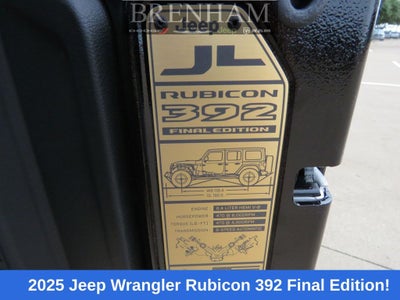 2025 Jeep Wrangler WRANGLER 4-DOOR RUBICON 392