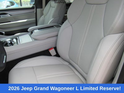 2026 Jeep Grand Wagoneer L GRAND WAGONEER L LIMITED RESERVE 4X4
