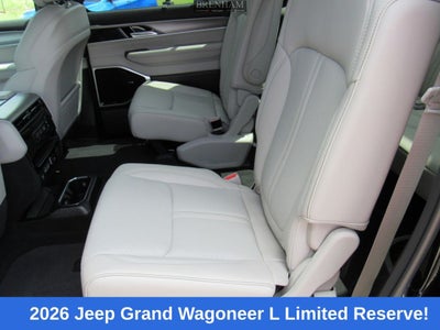 2026 Jeep Grand Wagoneer L GRAND WAGONEER L LIMITED RESERVE 4X4