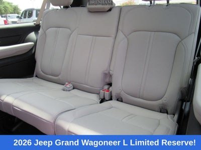 2026 Jeep Grand Wagoneer L GRAND WAGONEER L LIMITED RESERVE 4X4