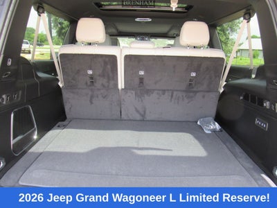2026 Jeep Grand Wagoneer L GRAND WAGONEER L LIMITED RESERVE 4X4