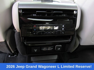 2026 Jeep Grand Wagoneer L GRAND WAGONEER L LIMITED RESERVE 4X4