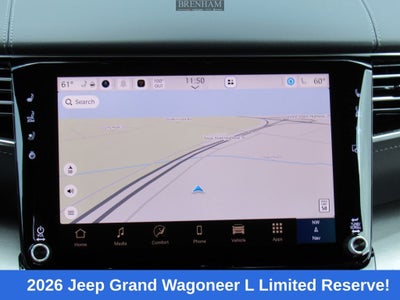 2026 Jeep Grand Wagoneer L GRAND WAGONEER L LIMITED RESERVE 4X4