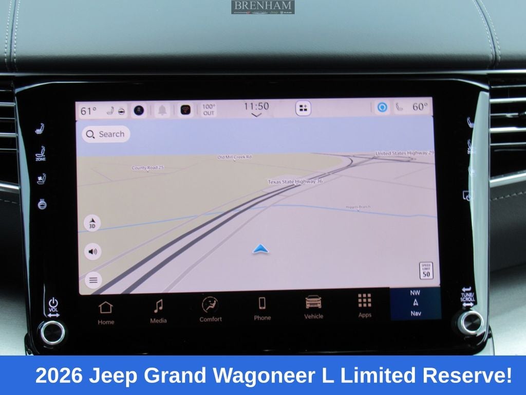 2026 Jeep Grand Wagoneer L GRAND WAGONEER L LIMITED RESERVE 4X4