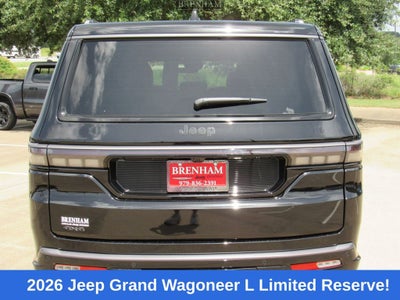 2026 Jeep Grand Wagoneer L GRAND WAGONEER L LIMITED RESERVE 4X4