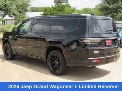 2026 Jeep Grand Wagoneer L GRAND WAGONEER L LIMITED RESERVE 4X4