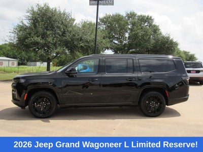 2026 Jeep Grand Wagoneer L GRAND WAGONEER L LIMITED RESERVE 4X4