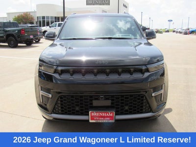 2026 Jeep Grand Wagoneer L GRAND WAGONEER L LIMITED RESERVE 4X4