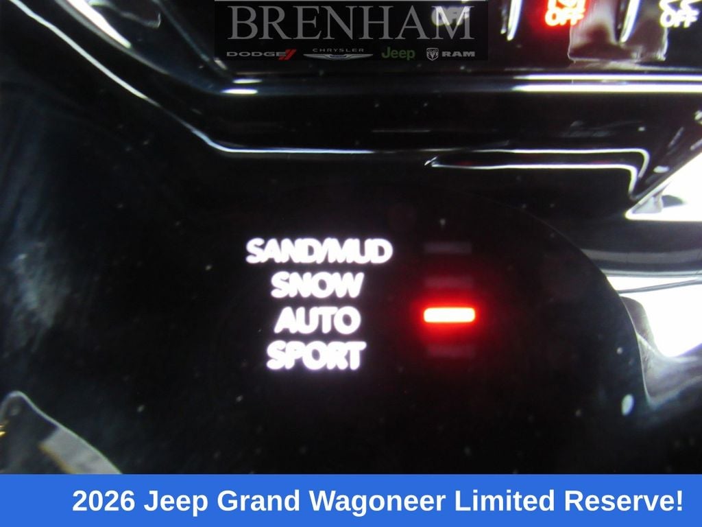 2026 Jeep Grand Wagoneer GRAND WAGONEER LIMITED RESERVE 4X4