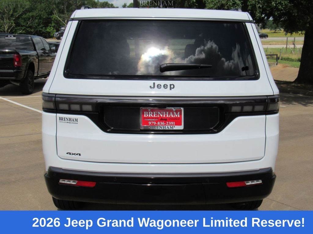 2026 Jeep Grand Wagoneer GRAND WAGONEER LIMITED RESERVE 4X4