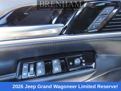 2026 Jeep Grand Wagoneer GRAND WAGONEER LIMITED RESERVE 4X4