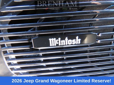 2026 Jeep Grand Wagoneer GRAND WAGONEER LIMITED RESERVE 4X4