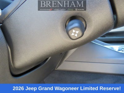 2026 Jeep Grand Wagoneer GRAND WAGONEER LIMITED RESERVE 4X4