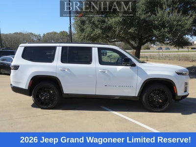2026 Jeep Grand Wagoneer GRAND WAGONEER LIMITED RESERVE 4X4