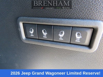 2026 Jeep Grand Wagoneer GRAND WAGONEER LIMITED RESERVE 4X4