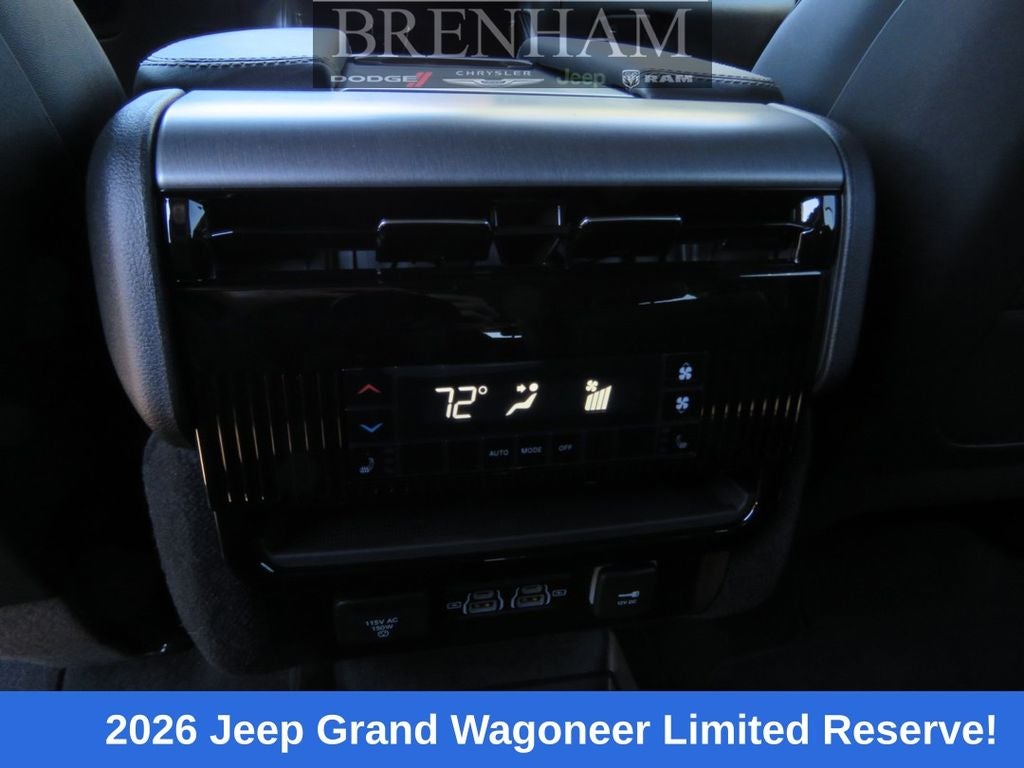 2026 Jeep Grand Wagoneer GRAND WAGONEER LIMITED RESERVE 4X4