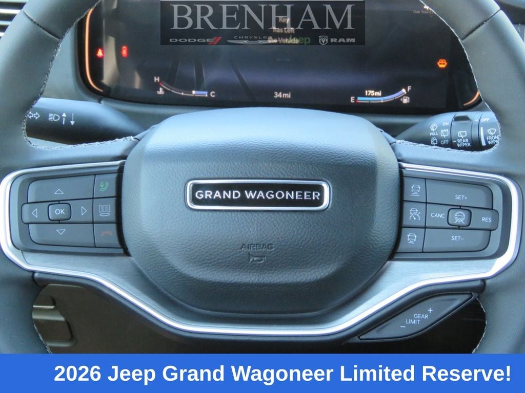 2026 Jeep Grand Wagoneer GRAND WAGONEER LIMITED RESERVE 4X4