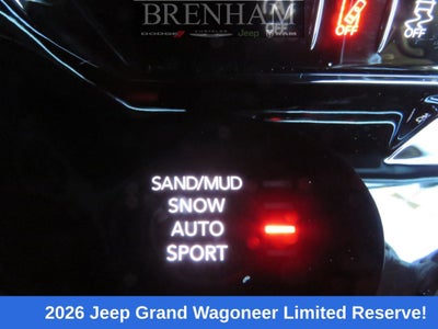 2026 Jeep Grand Wagoneer GRAND WAGONEER LIMITED RESERVE 4X4