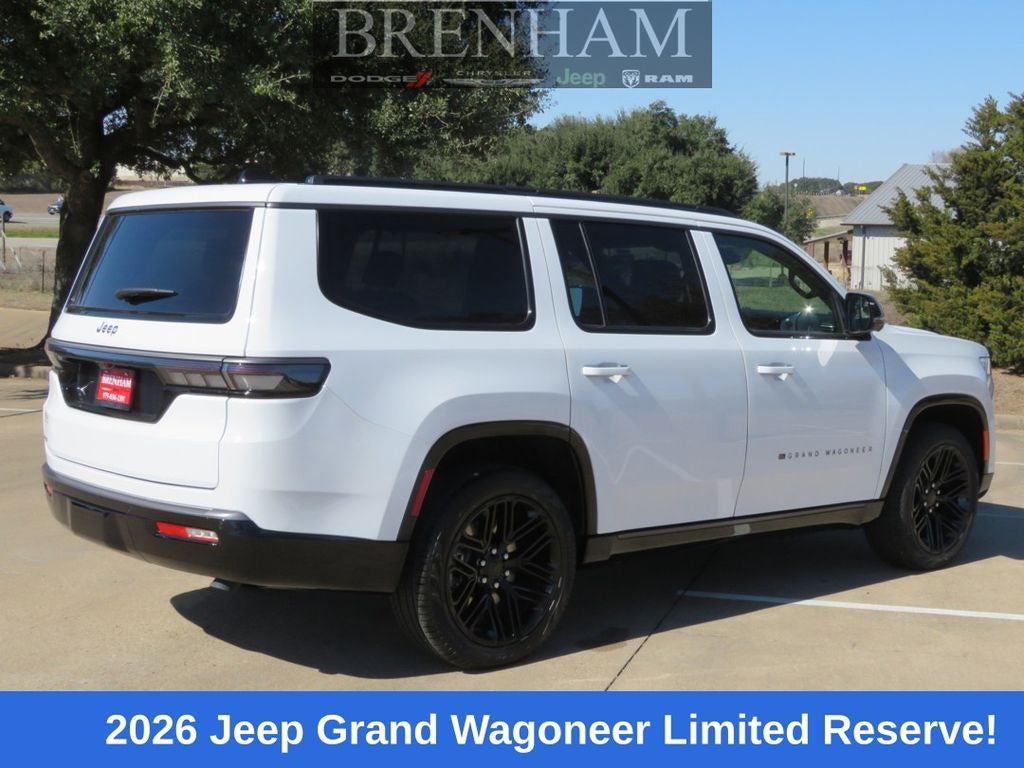 2026 Jeep Grand Wagoneer GRAND WAGONEER LIMITED RESERVE 4X4