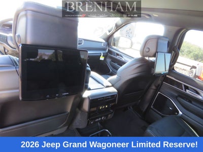 2026 Jeep Grand Wagoneer GRAND WAGONEER LIMITED RESERVE 4X4