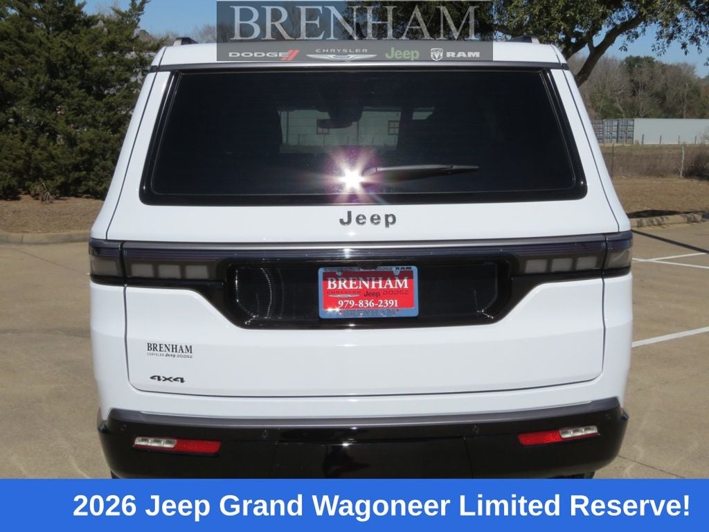 2026 Jeep Grand Wagoneer GRAND WAGONEER LIMITED RESERVE 4X4