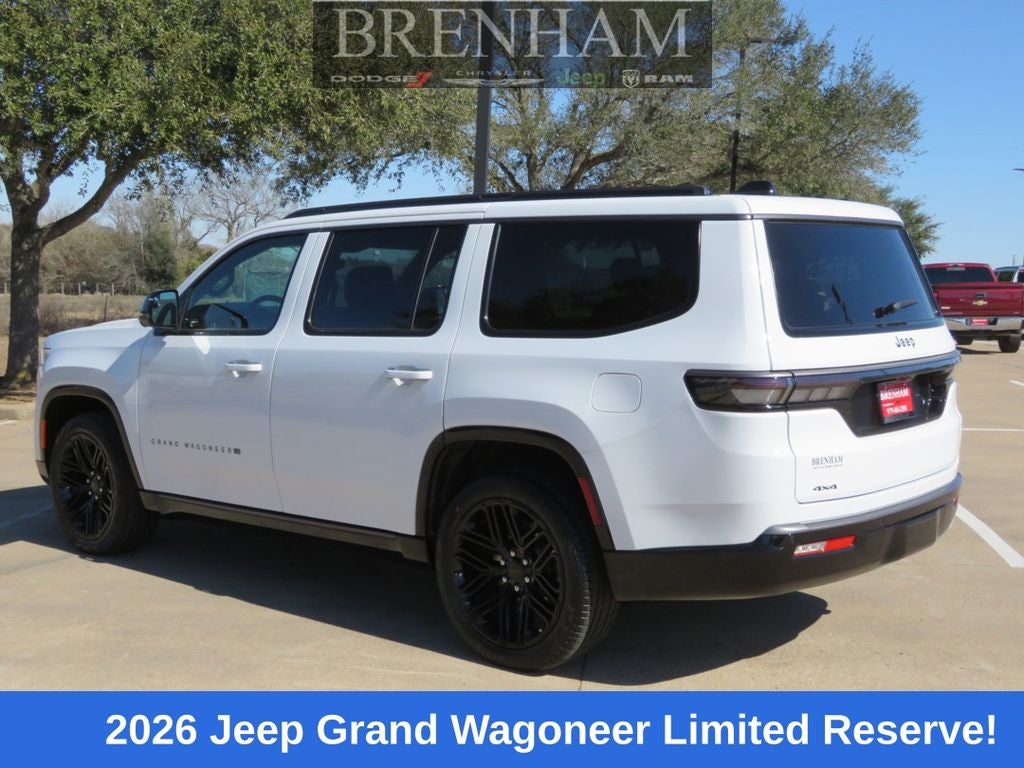 2026 Jeep Grand Wagoneer GRAND WAGONEER LIMITED RESERVE 4X4