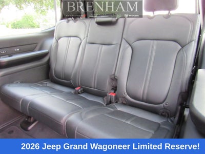 2026 Jeep Grand Wagoneer GRAND WAGONEER LIMITED RESERVE 4X4