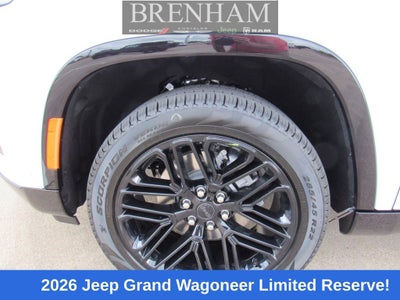 2026 Jeep Grand Wagoneer GRAND WAGONEER LIMITED RESERVE 4X4
