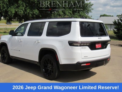 2026 Jeep Grand Wagoneer GRAND WAGONEER LIMITED RESERVE 4X4