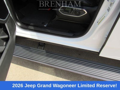 2026 Jeep Grand Wagoneer GRAND WAGONEER LIMITED RESERVE 4X4