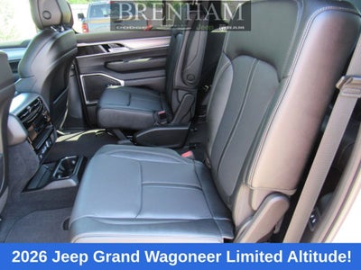 2026 Jeep Grand Wagoneer GRAND WAGONEER LIMITED ALTITUDE 4X4