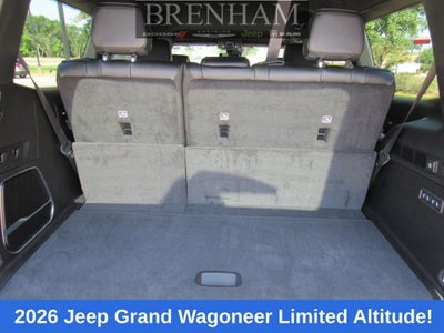 2026 Jeep Grand Wagoneer GRAND WAGONEER LIMITED ALTITUDE 4X4