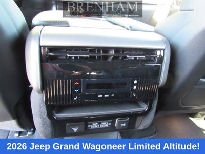2026 Jeep Grand Wagoneer GRAND WAGONEER LIMITED ALTITUDE 4X4