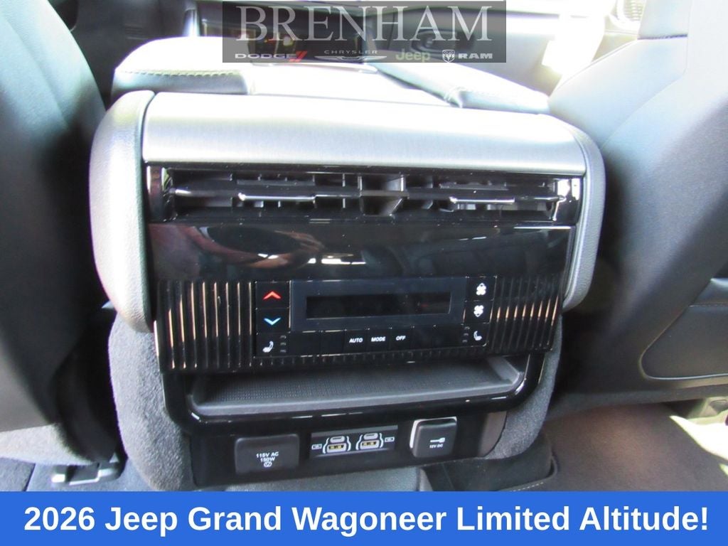 2026 Jeep Grand Wagoneer GRAND WAGONEER LIMITED ALTITUDE 4X4
