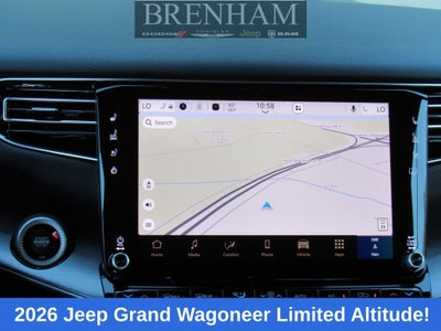 2026 Jeep Grand Wagoneer GRAND WAGONEER LIMITED ALTITUDE 4X4