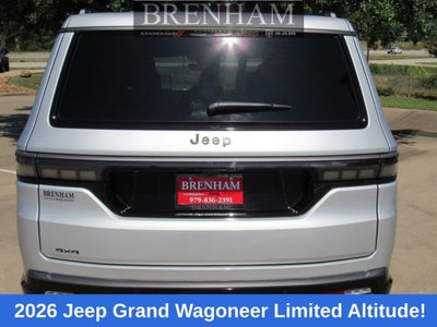 2026 Jeep Grand Wagoneer GRAND WAGONEER LIMITED ALTITUDE 4X4