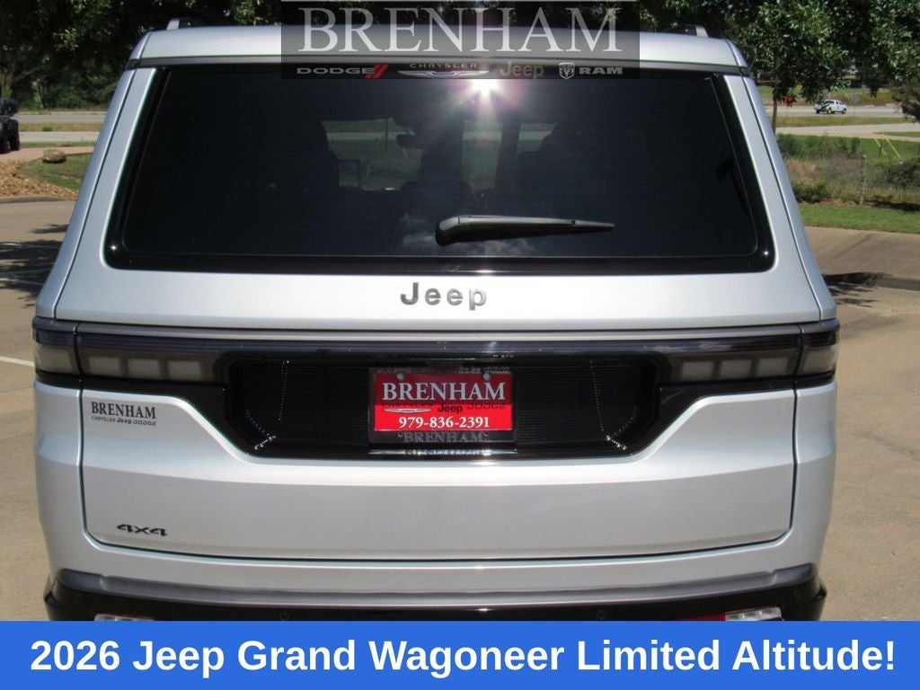 2026 Jeep Grand Wagoneer GRAND WAGONEER LIMITED ALTITUDE 4X4