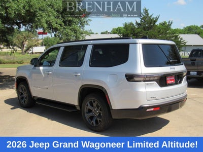 2026 Jeep Grand Wagoneer GRAND WAGONEER LIMITED ALTITUDE 4X4