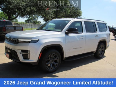 2026 Jeep Grand Wagoneer GRAND WAGONEER LIMITED ALTITUDE 4X4