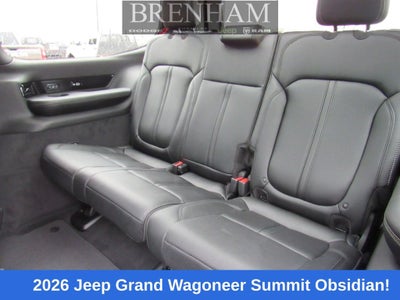 2026 Jeep Grand Wagoneer GRAND WAGONEER SUMMIT OBSIDIAN 4X4