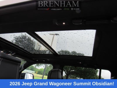 2026 Jeep Grand Wagoneer GRAND WAGONEER SUMMIT OBSIDIAN 4X4
