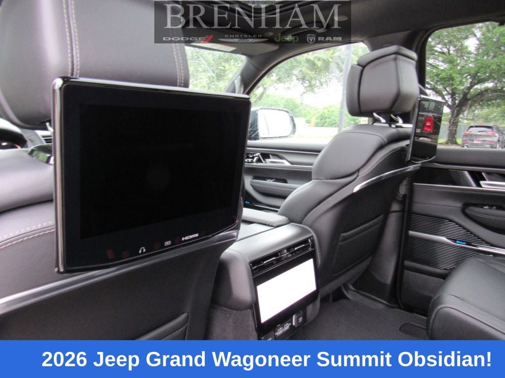 2026 Jeep Grand Wagoneer GRAND WAGONEER SUMMIT OBSIDIAN 4X4