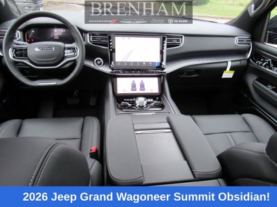 2026 Jeep Grand Wagoneer GRAND WAGONEER SUMMIT OBSIDIAN 4X4