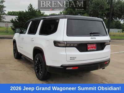 2026 Jeep Grand Wagoneer GRAND WAGONEER SUMMIT OBSIDIAN 4X4