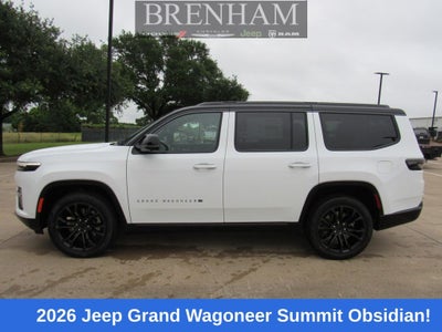 2026 Jeep Grand Wagoneer GRAND WAGONEER SUMMIT OBSIDIAN 4X4