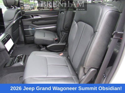 2026 Jeep Grand Wagoneer GRAND WAGONEER SUMMIT OBSIDIAN 4X4